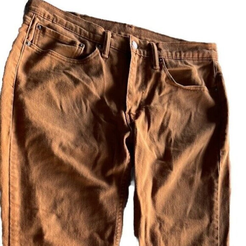 Levi's 514 jeans mens 34x30 Western Ranch Brown slim straight leg vintage